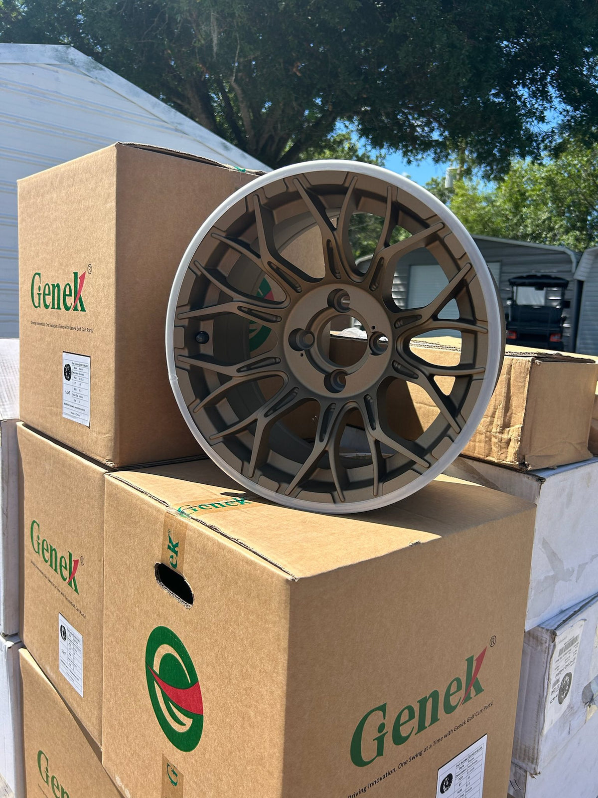 Genek Master Matte Bronze 14" Rims