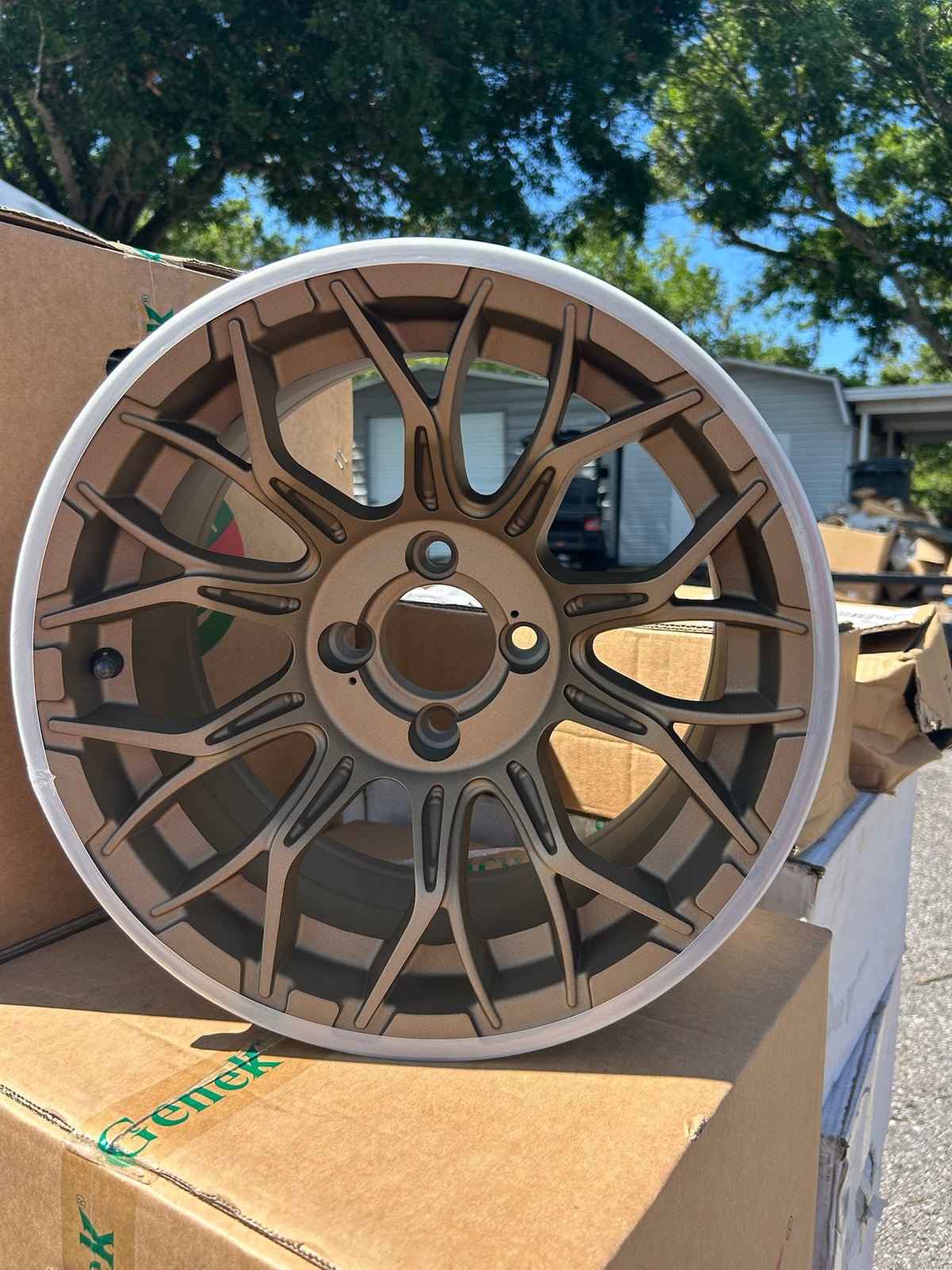 Genek Master Matte Bronze 14" Rims