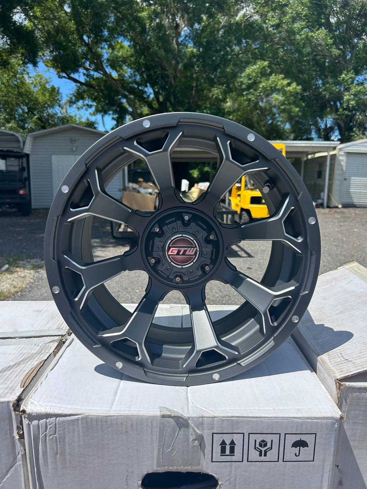 GTW Raven Matte Gray 14" rims