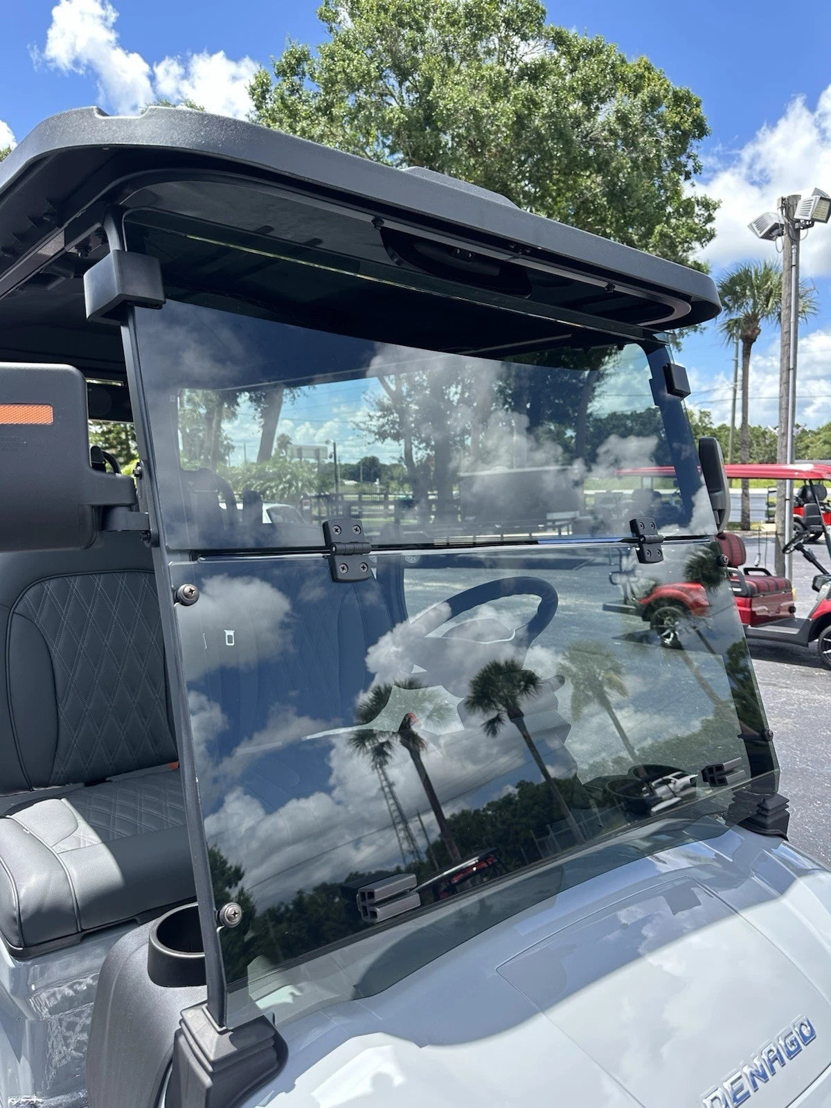 Denago Nomad/Rover Tinted Windshield With Hinges