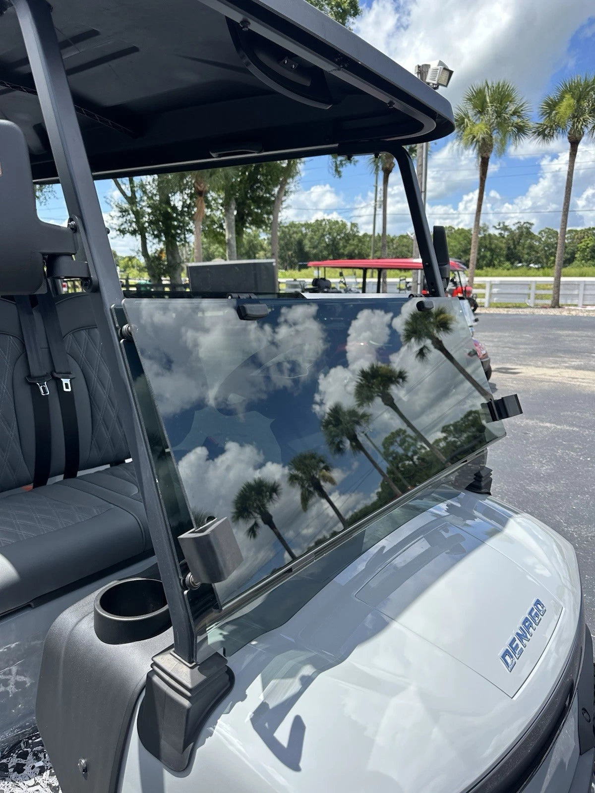 Denago Nomad/Rover Tinted Windshield With Hinges